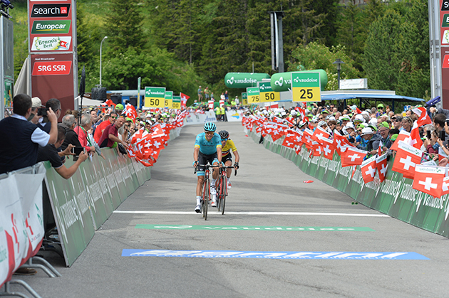 Jakob Fuglsang and Richie Porte